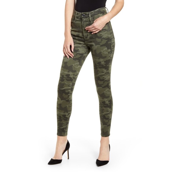 Good American Denim - Good American Camo Good Waist Skinny Jeans